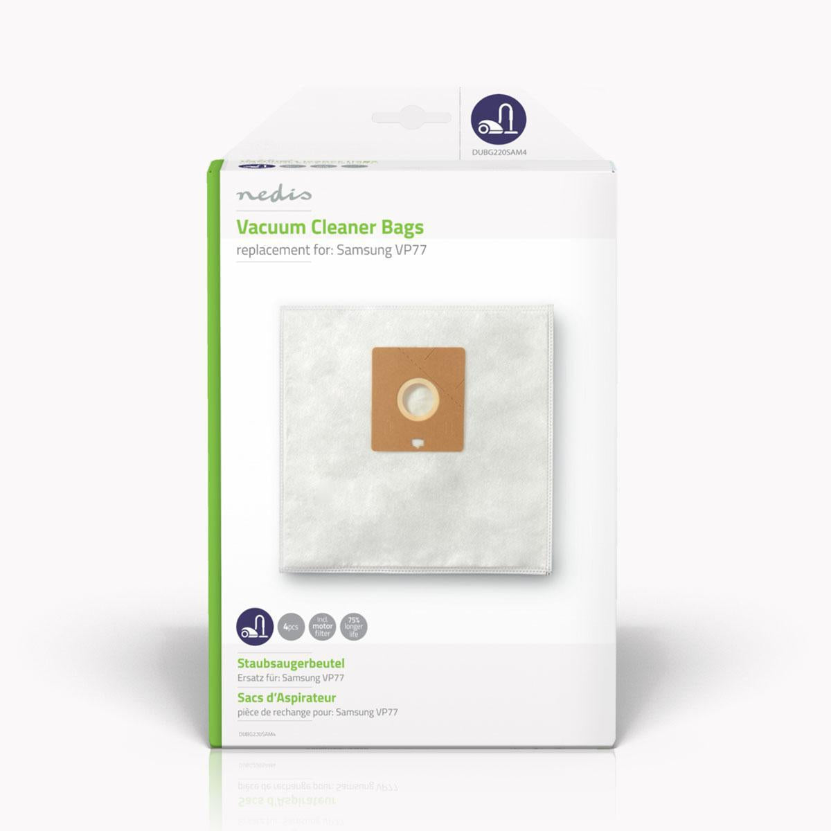Vacuum bag | 4 pcs. | Synthetic | Most sold for: Philips | White