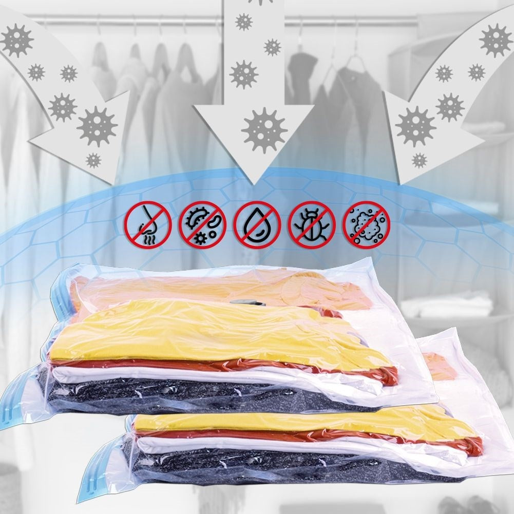 Vacuum bag for clothes, bedding and toys