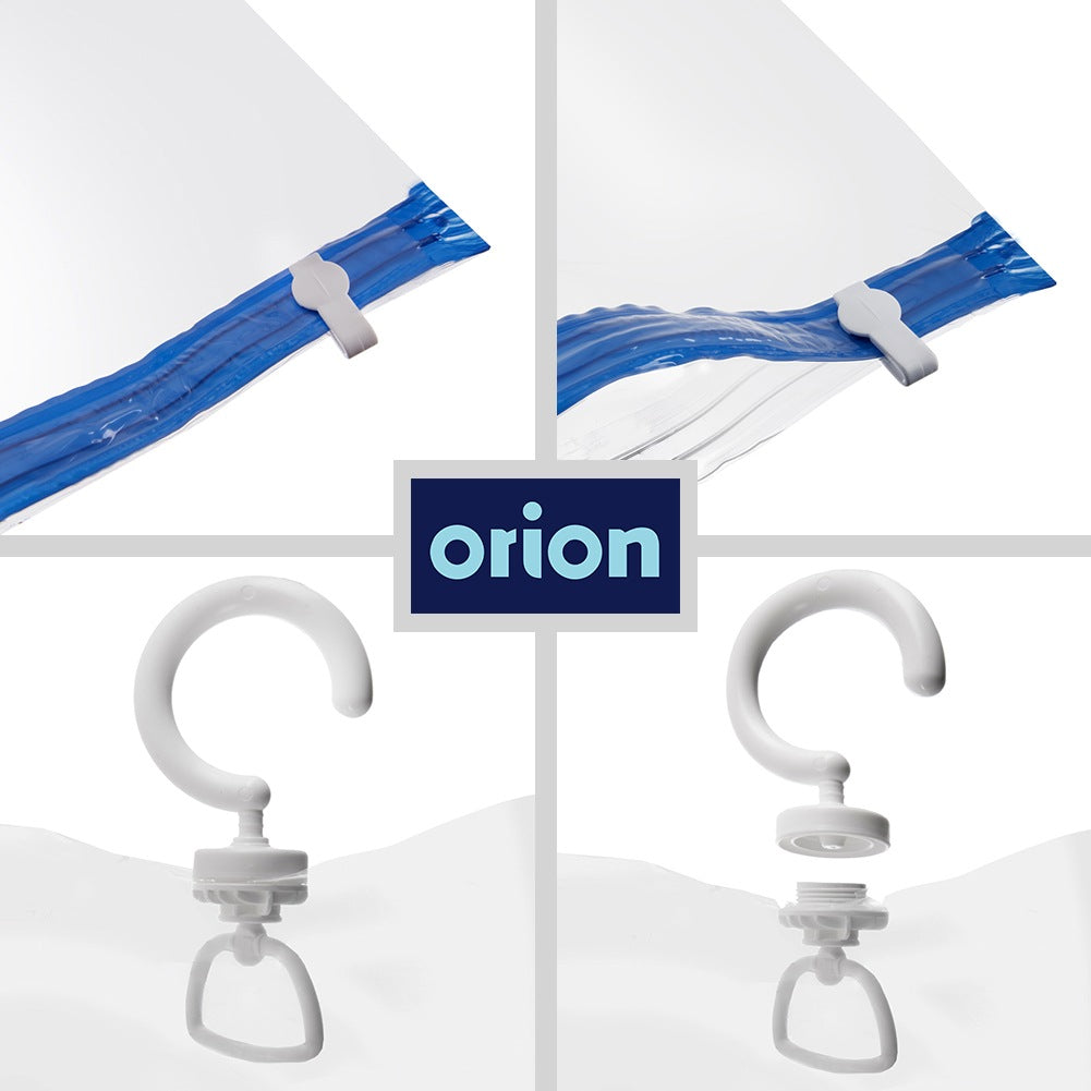 Vacuum bag for clothes, bedding with hanger 70x144 cm