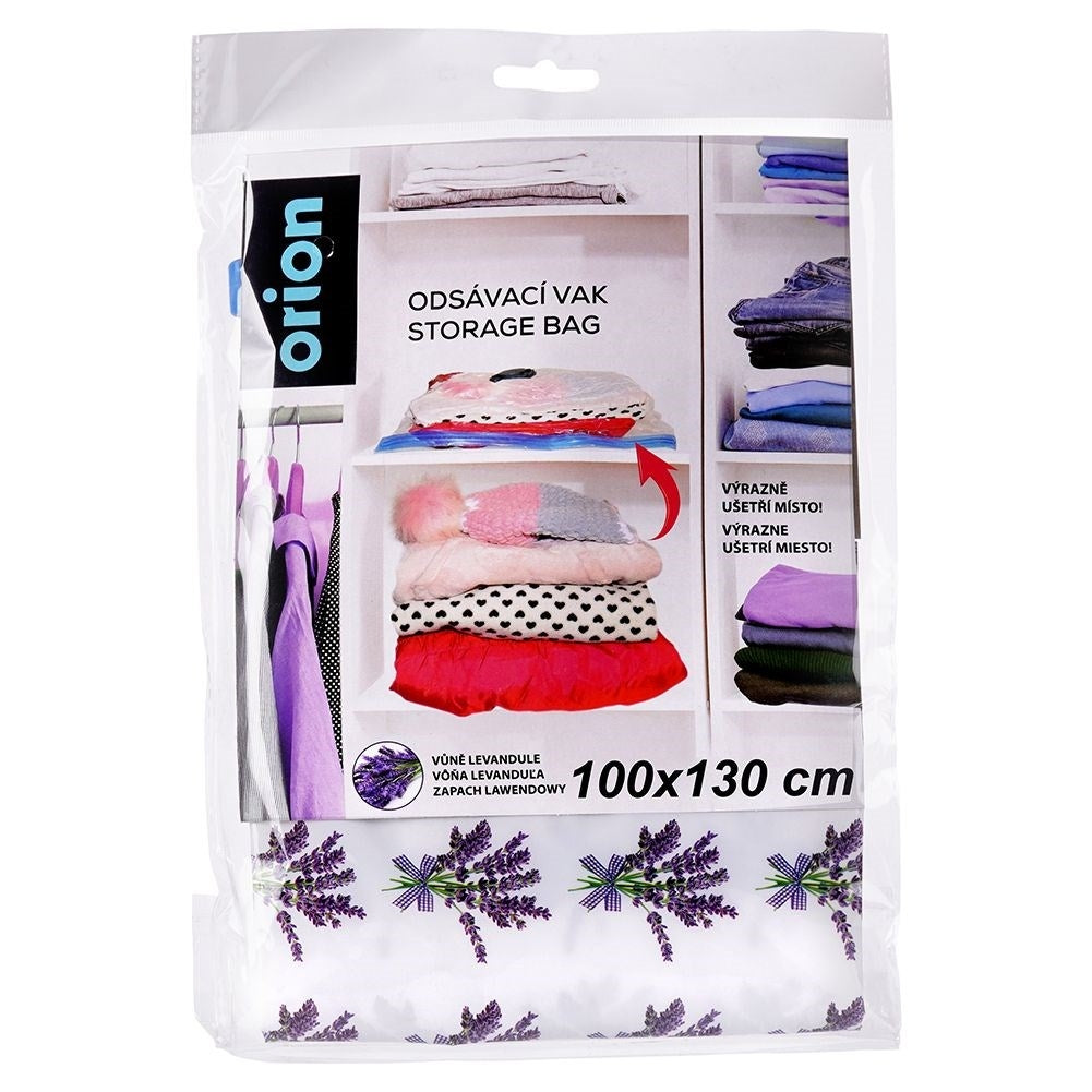 Vacuum bag for clothes with lavender scent, saves space