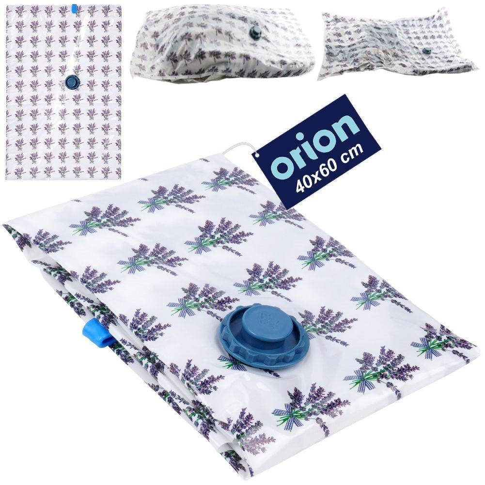 Vacuum bag for clothes with lavender scent, saves space
