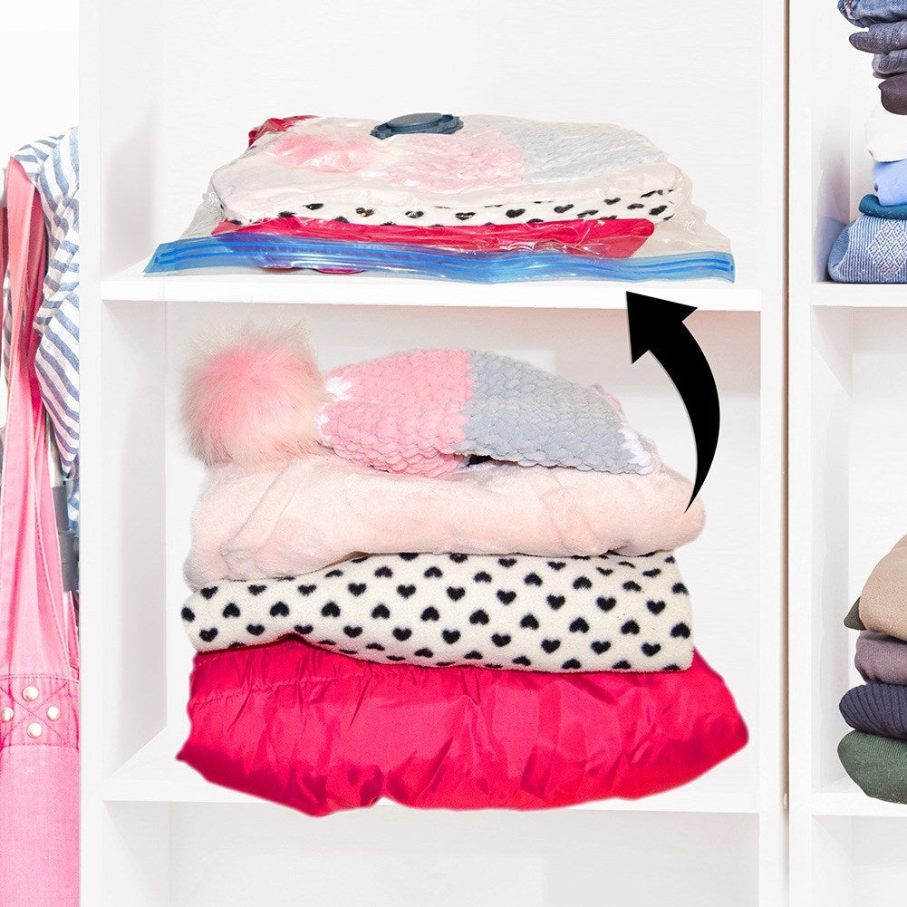 Vacuum bags for clothes and bedding 3 sizes 5 pcs.