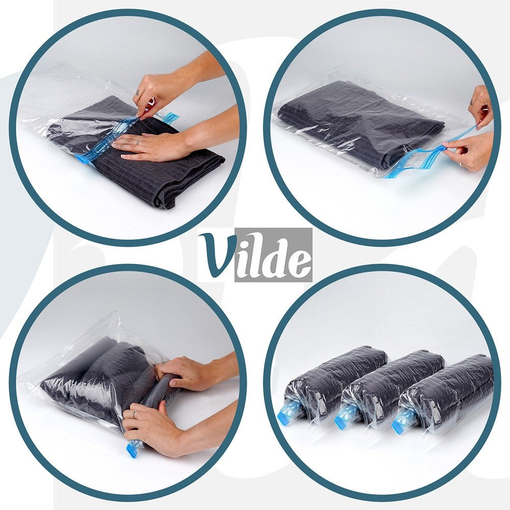 Vacuum bags for travel clothes 10 pcs.