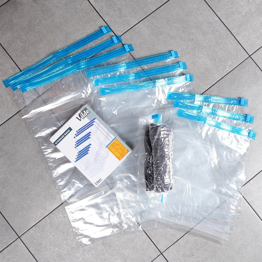 Vacuum bags for travel clothes 10 pcs.