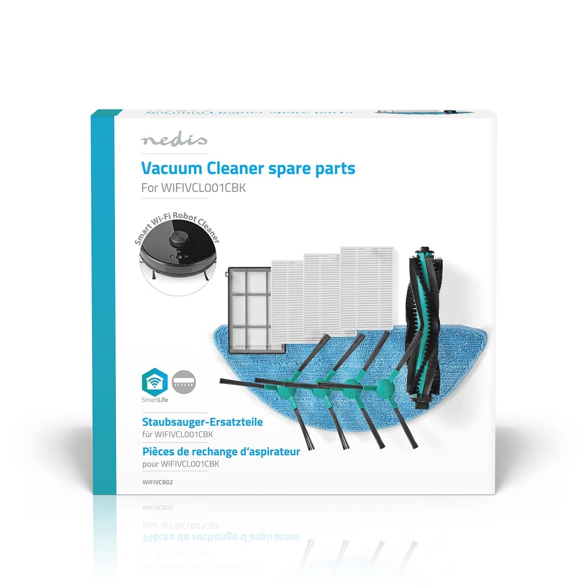 Vacuum cleaner Spare part | Fits: WIFIVCL001CBK | HEPA Filter | H12