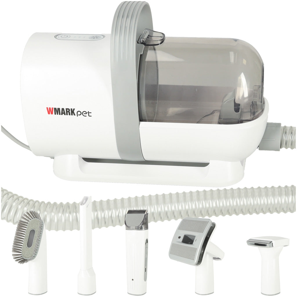 Vacuum cleaner for dog hair grooming