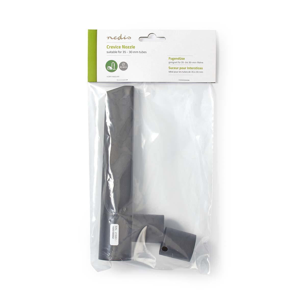 Vacuum cleaner nozzle | 30 - 35 mm | Fits: Universal | Black | Plastic