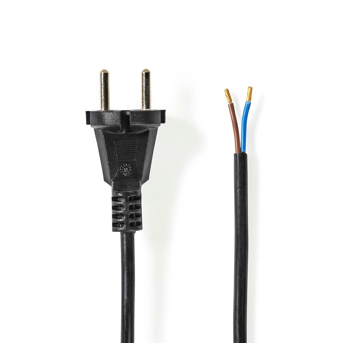 Vacuum cleaner power cord | 7.00 m | CEE 7/17 | 250 V AC | 16 A| Black | PVC