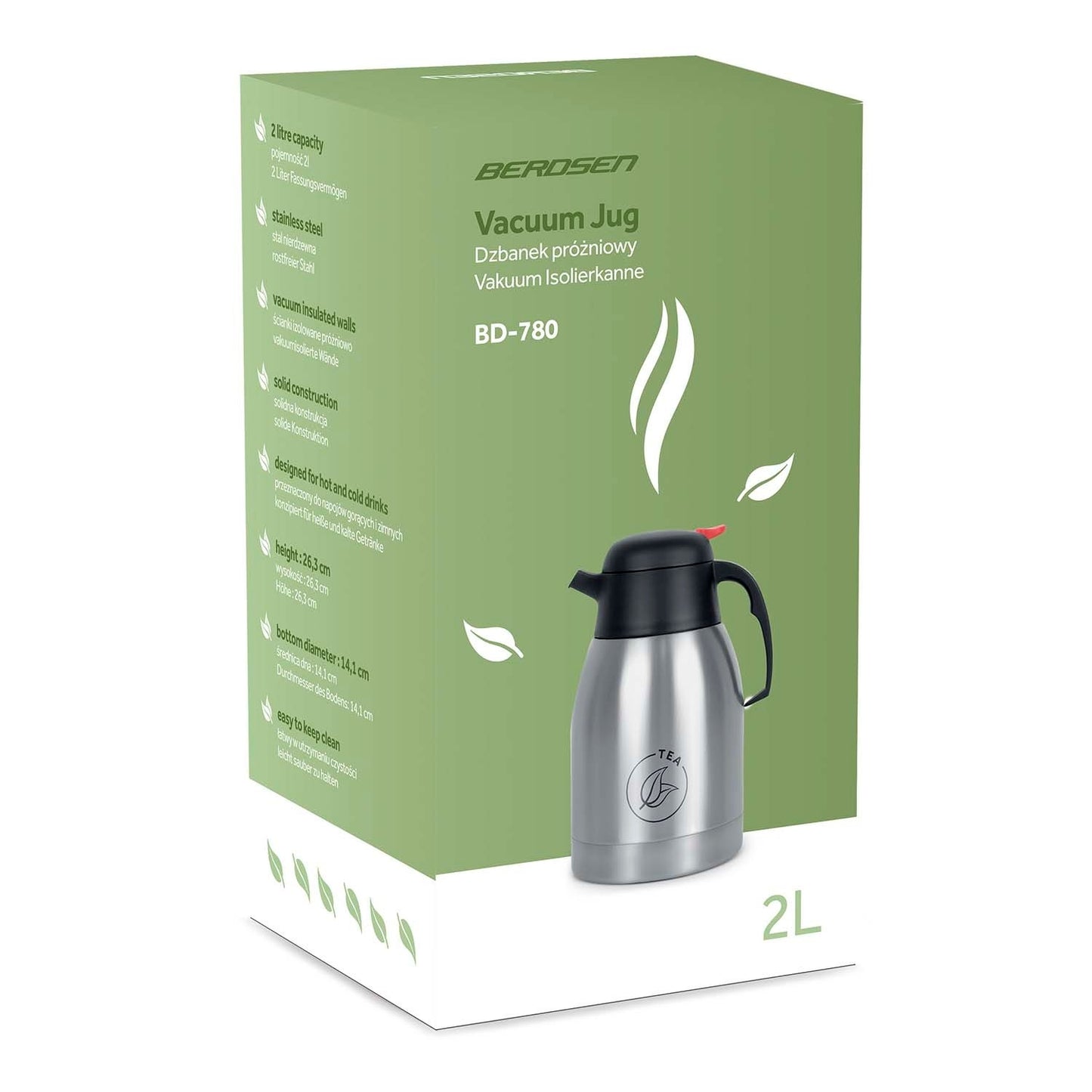 Vacuum insulated teapot 2L Berdsen BD-780