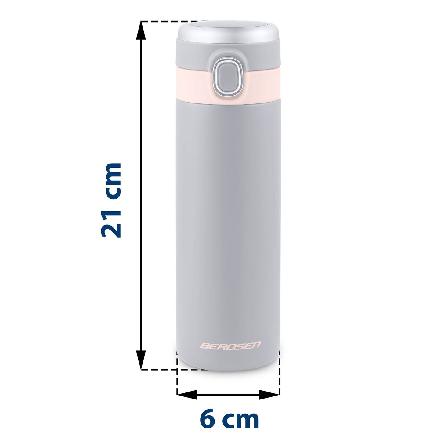 Vacuum insulated thermos 450 ml BD-786 grey