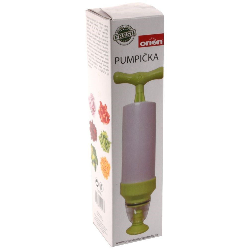 Vacuum pump for fresher food: preserve taste and nutrition