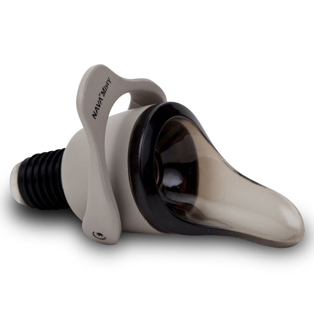 Vacuum stopper with pouring spout for wine and other bottles