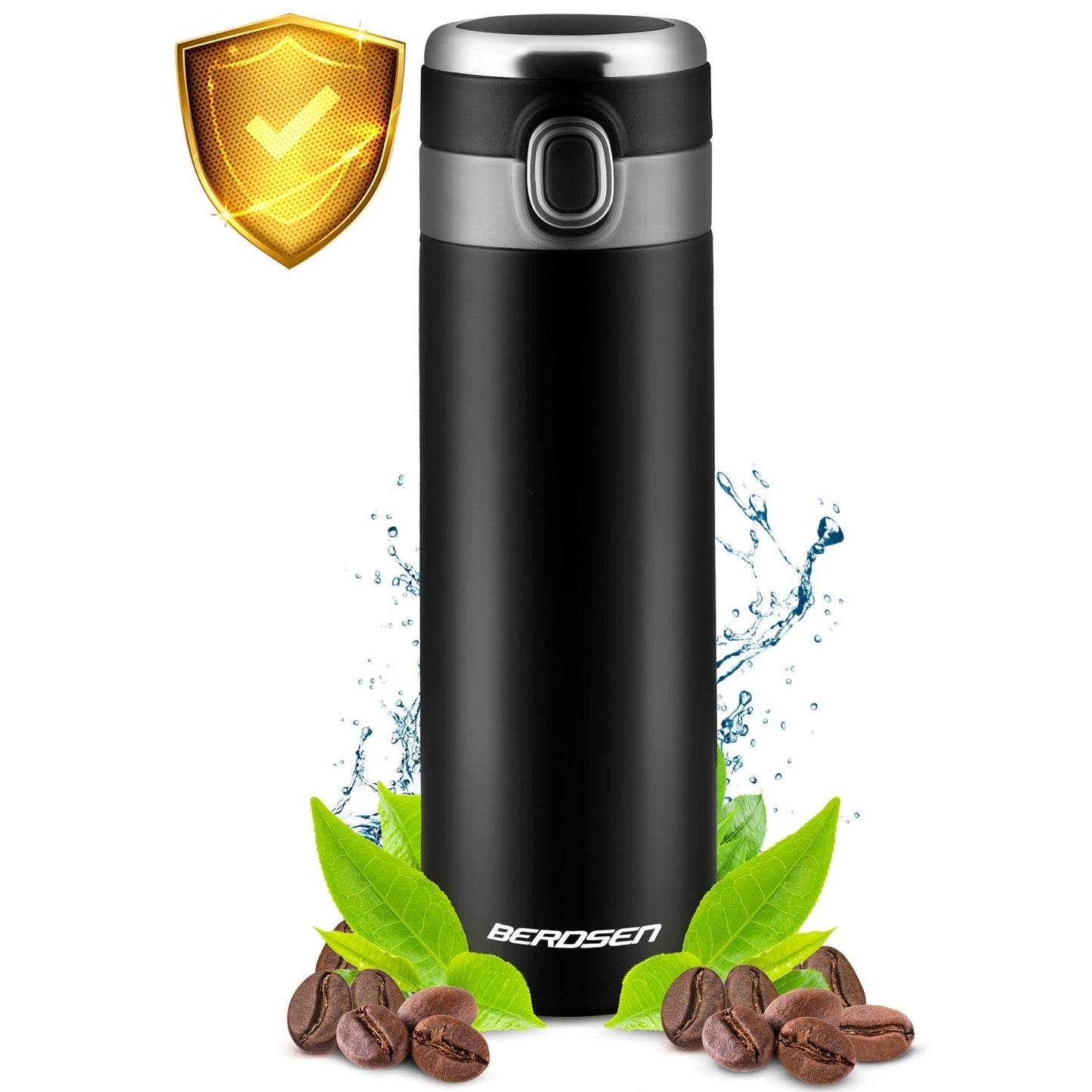 Vacuum thermos 450 ml BD-786 Black