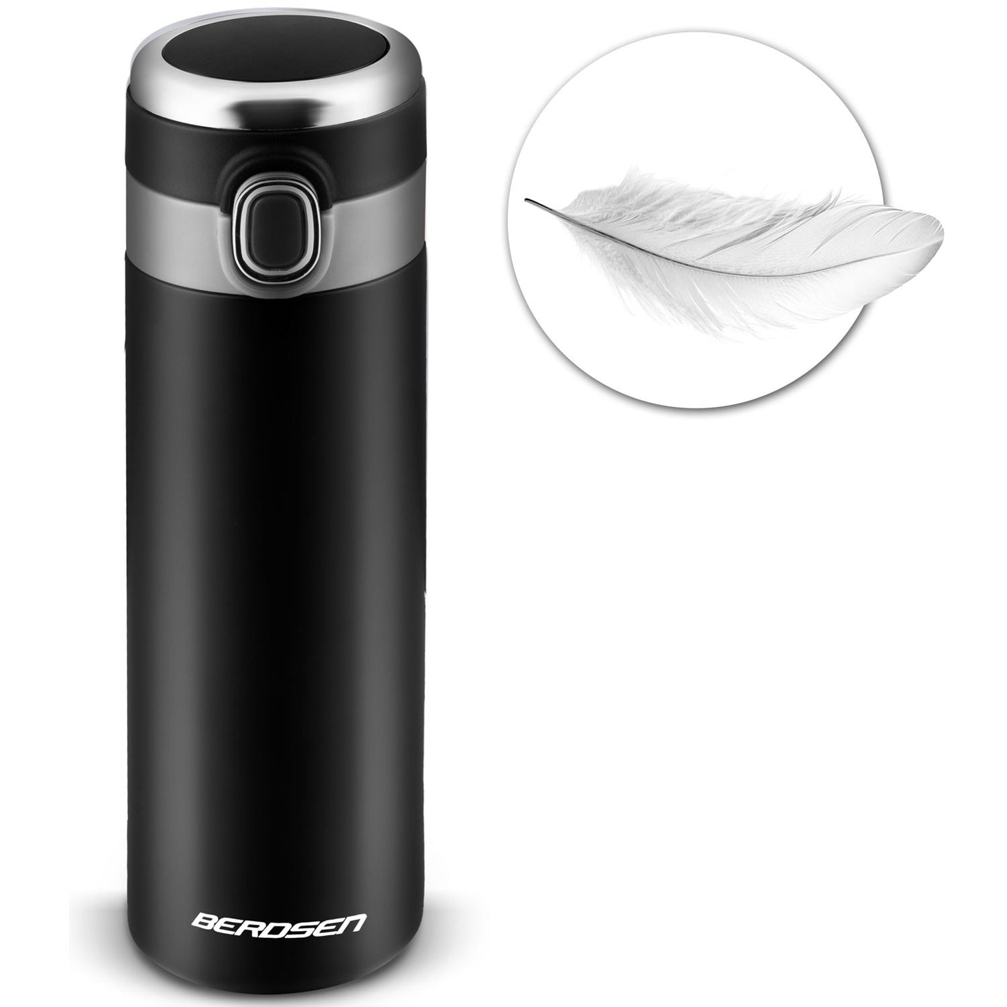Vacuum thermos 450 ml BD-786 Black