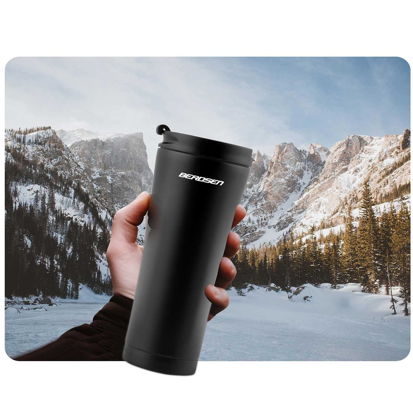 Vacuum thermos 470 ml BD-785 Black
