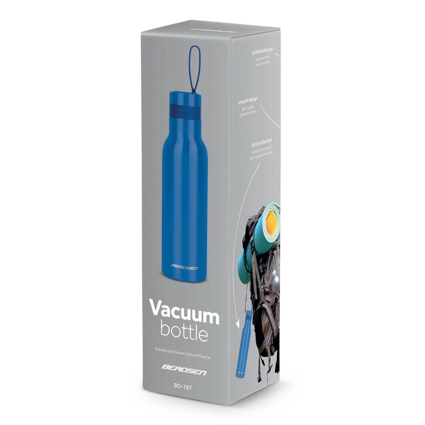 Vacuum thermos 500 ml BD-787 Dark blue