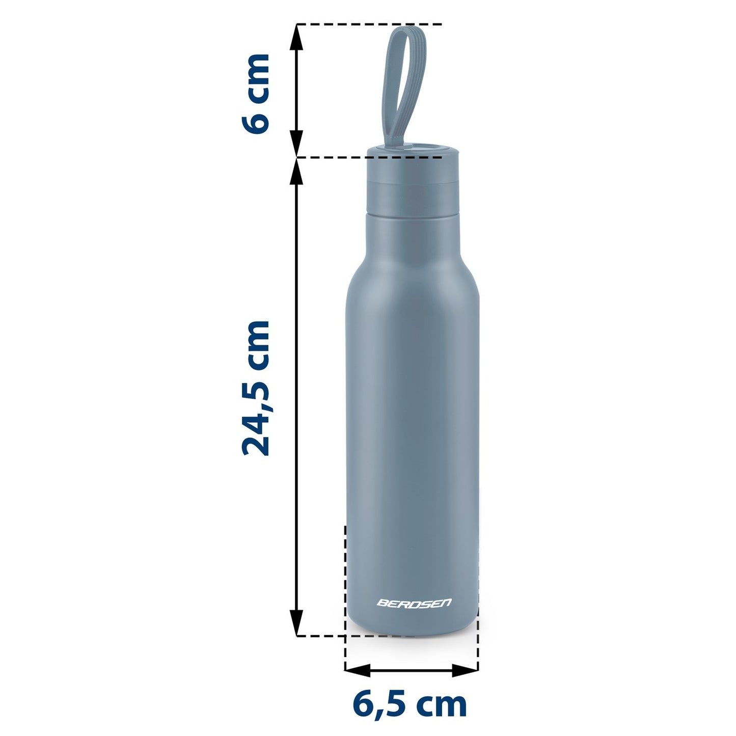 Vacuum thermos 500 ml BD-787 Dark blue