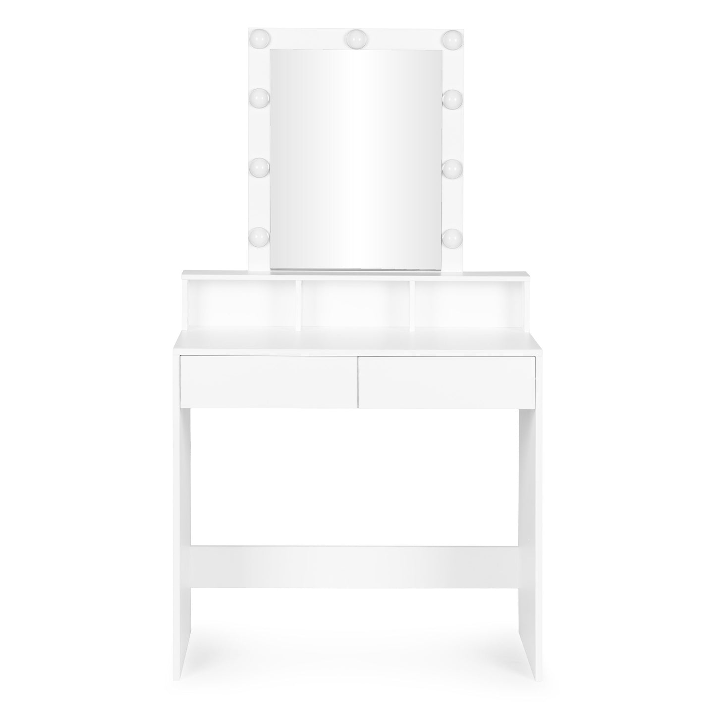 Vanity Dressing Table with Mirror, LED Lights, 3 Colors
