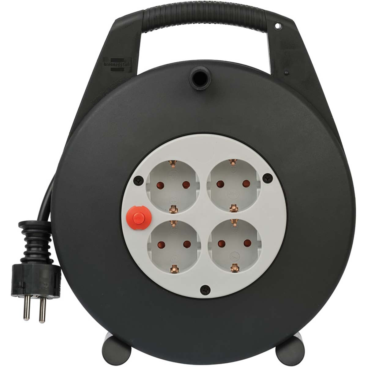 Vario Line 4-way cable reel for indoor use 10 m cable H05VV-F 3G1.5 IP20
