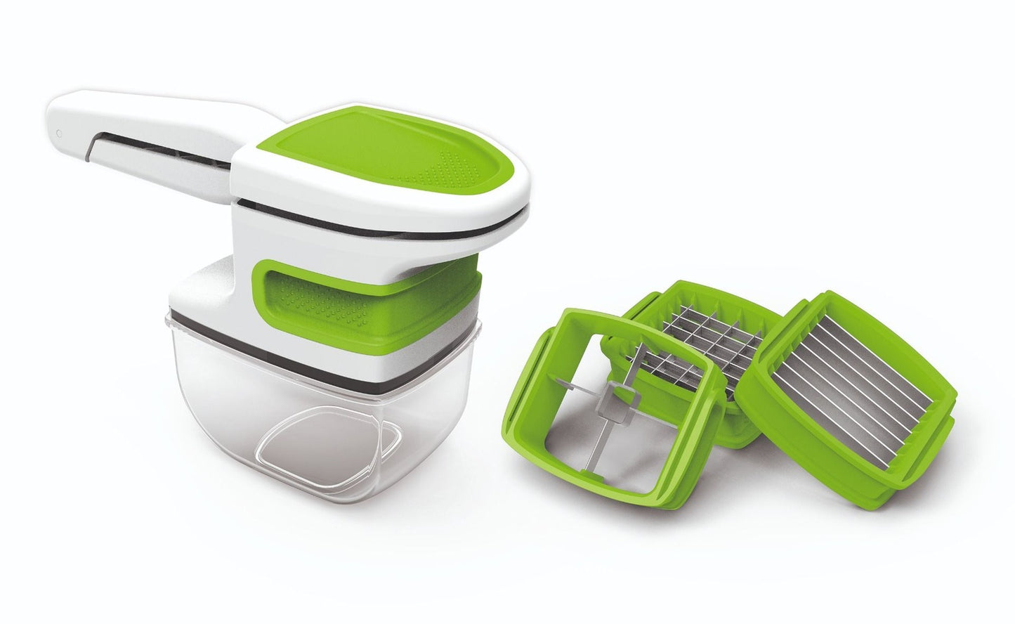 Vegetable Chopper with Interchangeable Blades