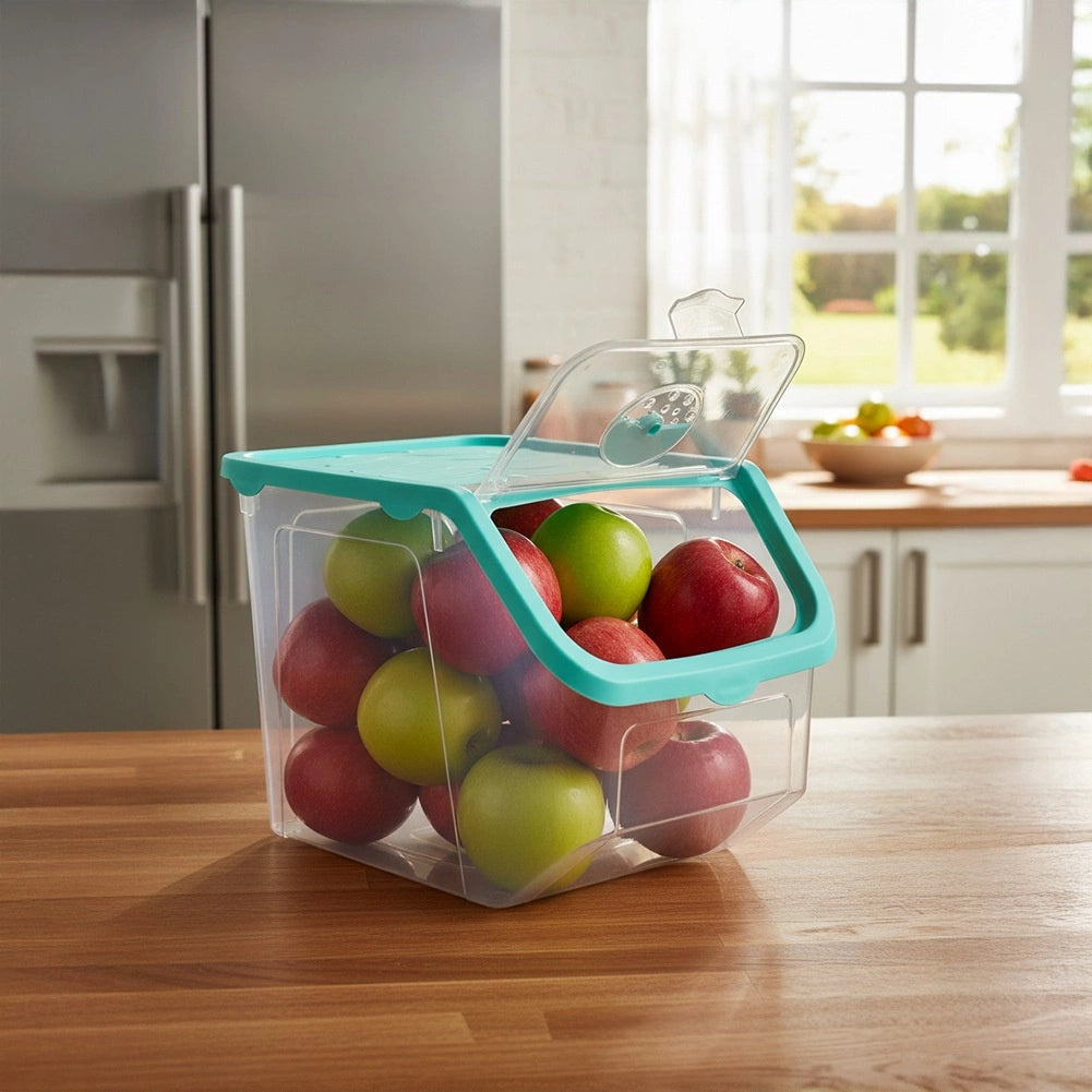 Vegetable Storage Container, 12L, BPA-Free, Ventilated