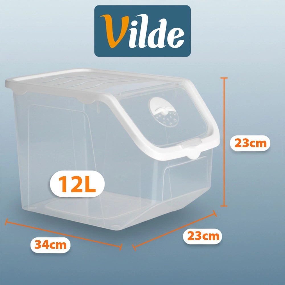 Vegetable Storage Container, 12L, BPA-Free, Ventilated