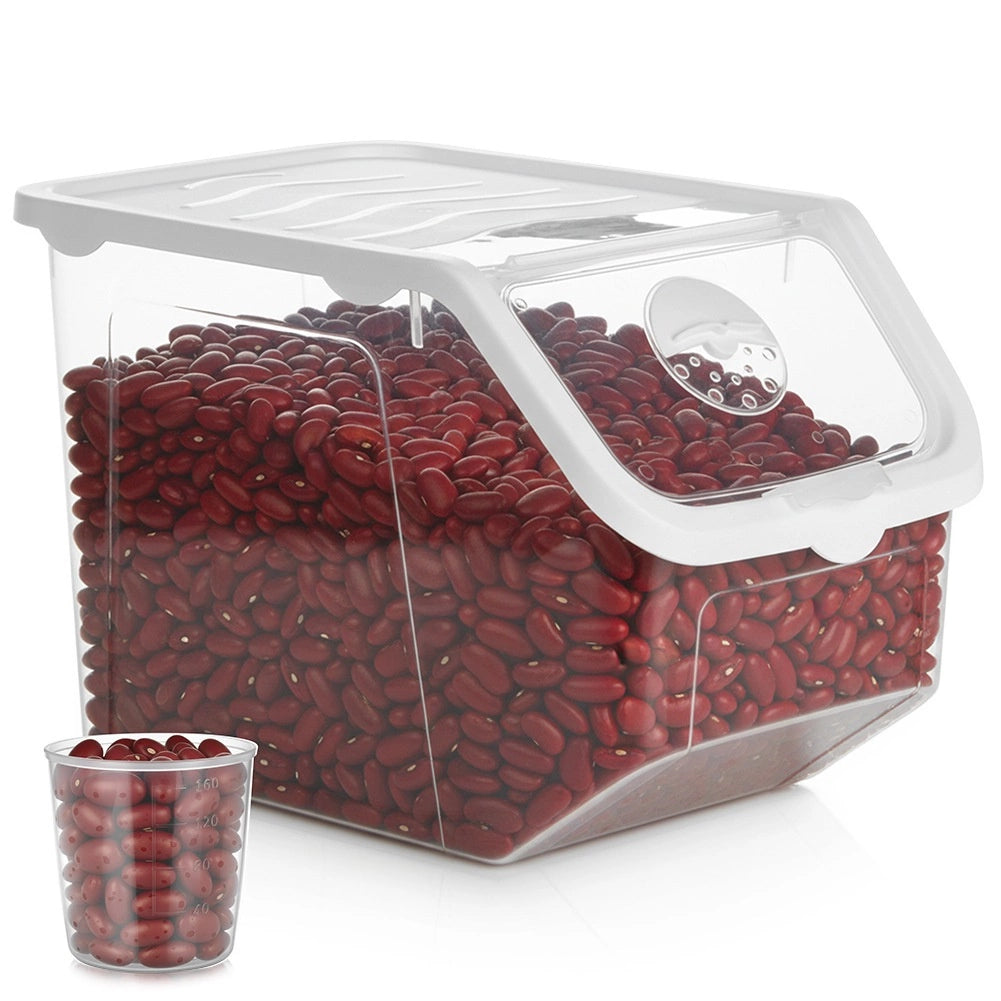 Vegetable Storage Container, 12L, Transparent with Lid