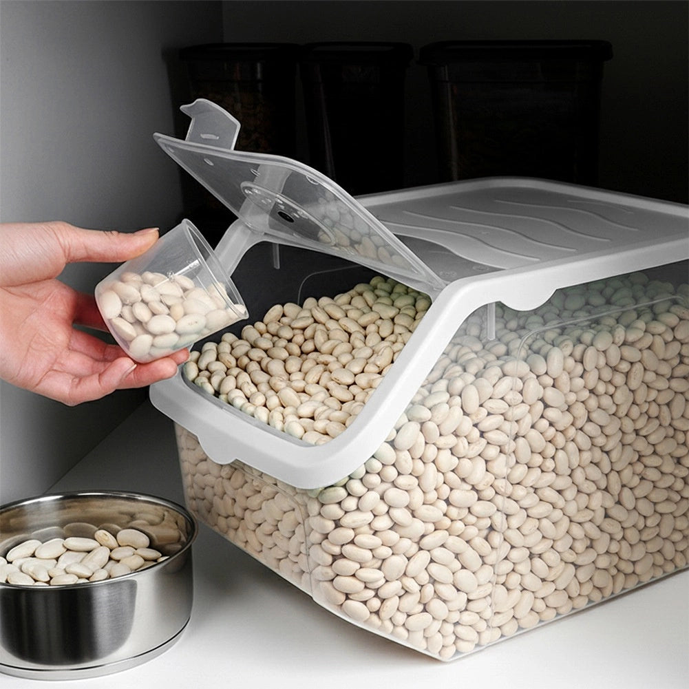 Vegetable Storage Container, 12L, Transparent with Lid
