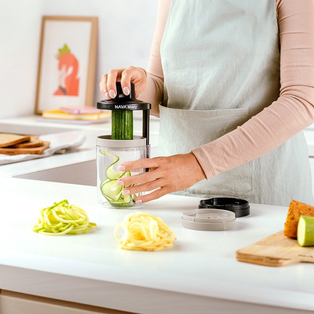 Vegetable and fruit cutter with spiral container 3in1 MISTY 20 cm
