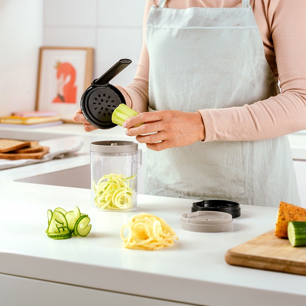 Vegetable and fruit cutter with spiral container 3in1 MISTY 20 cm