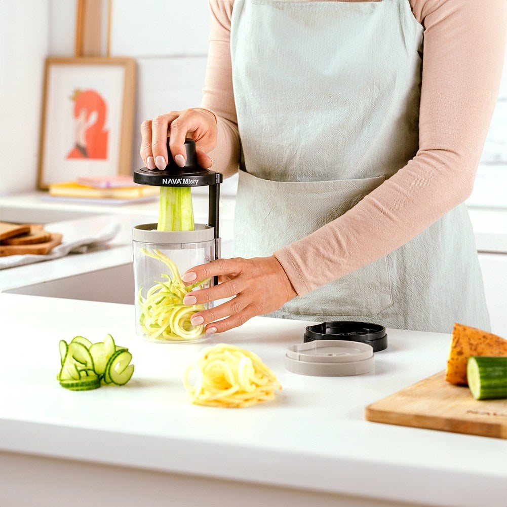 Vegetable and fruit cutter with spiral container 3in1 MISTY 20 cm