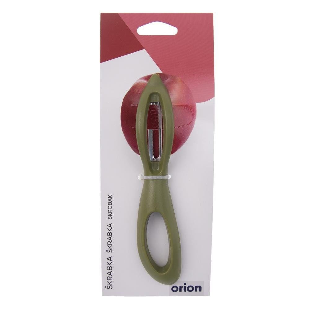 Vegetable and fruit peeler, metal, vertical, 17 cm