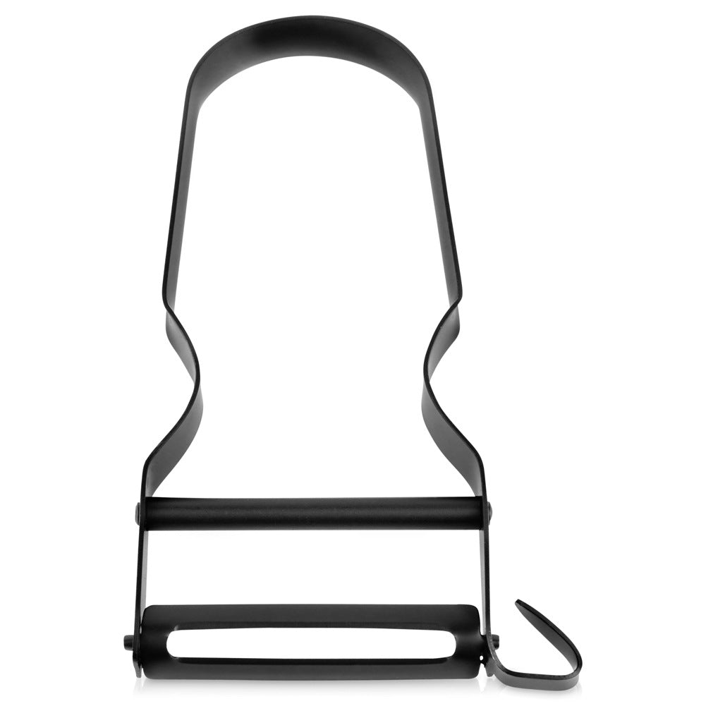 Vegetable and fruit peeler, steel, black, 11.5 cm