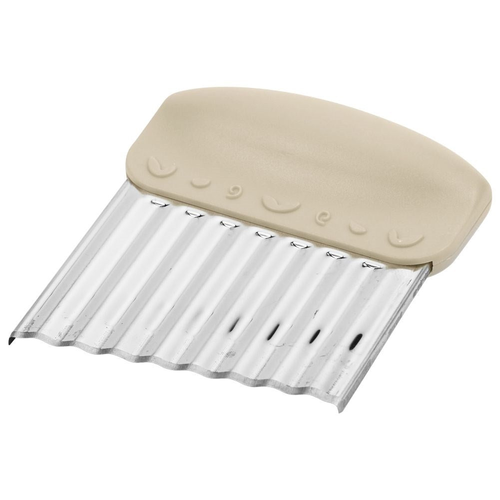 Vegetable cutter with wavy shapes and stainless steel blade