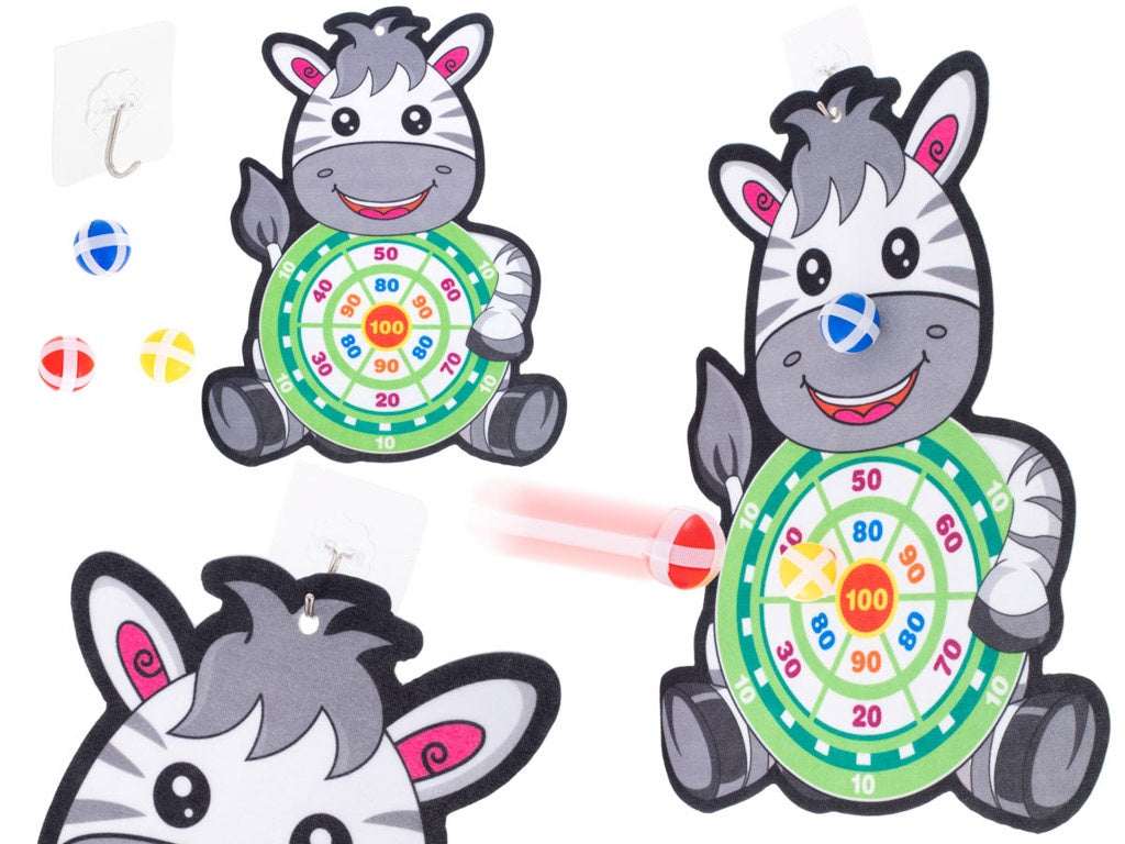 Velcro dart game safe darts target zebra