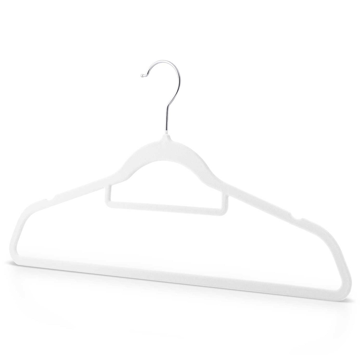 Velor clothes hangers 20 pcs MS-859 Massido