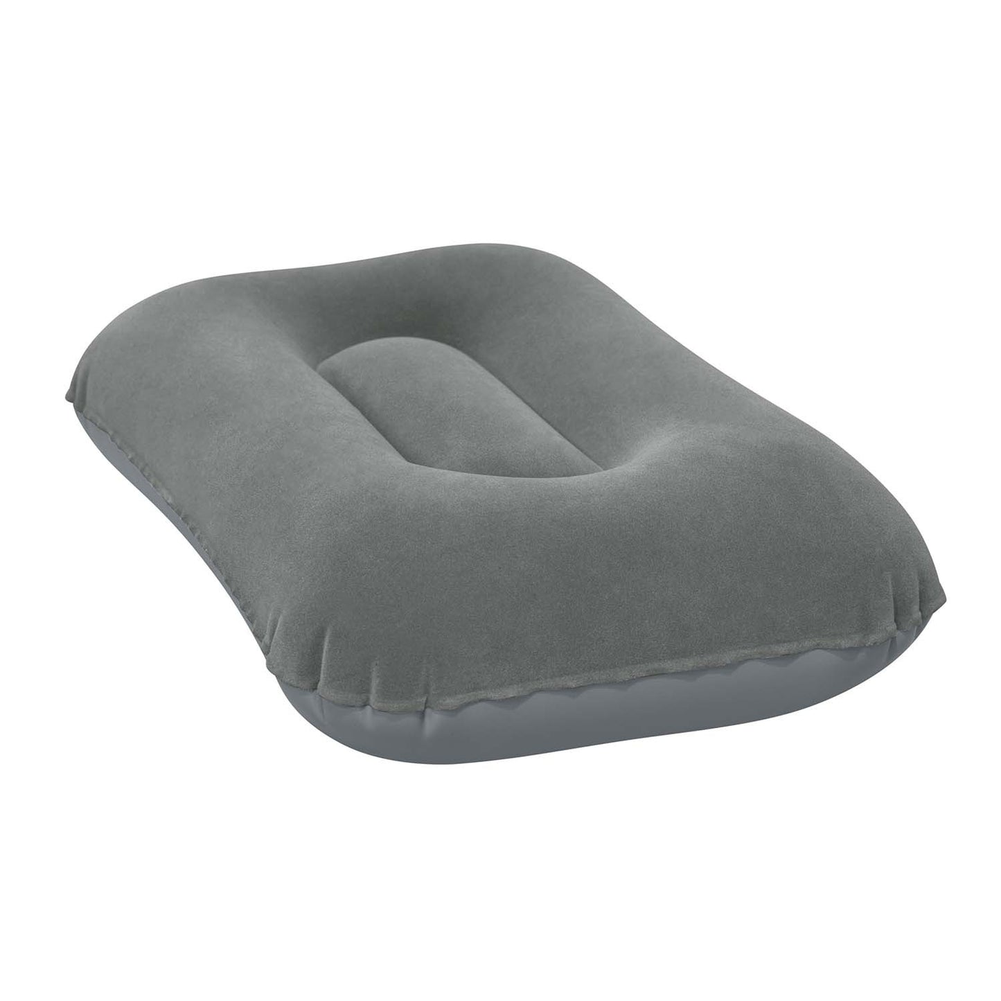 Velor inflatable pillow 42 x 26 cm Bestway 67121 gray