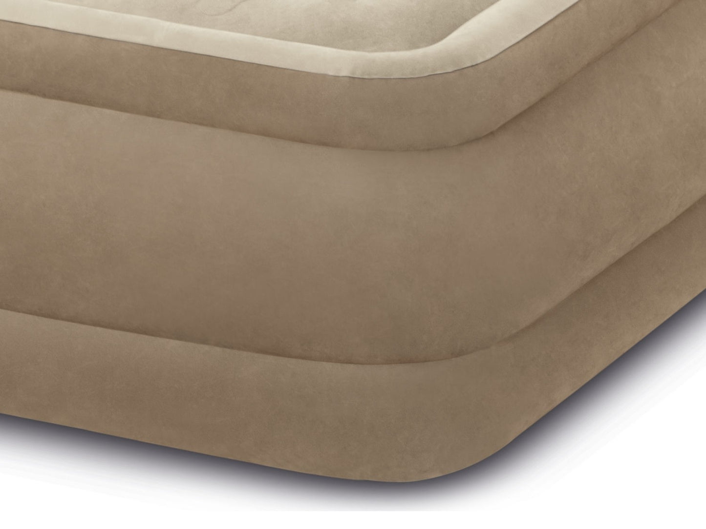 Velor mattress with electric pump. 203 x 152 x 42 cm INTEX 64458