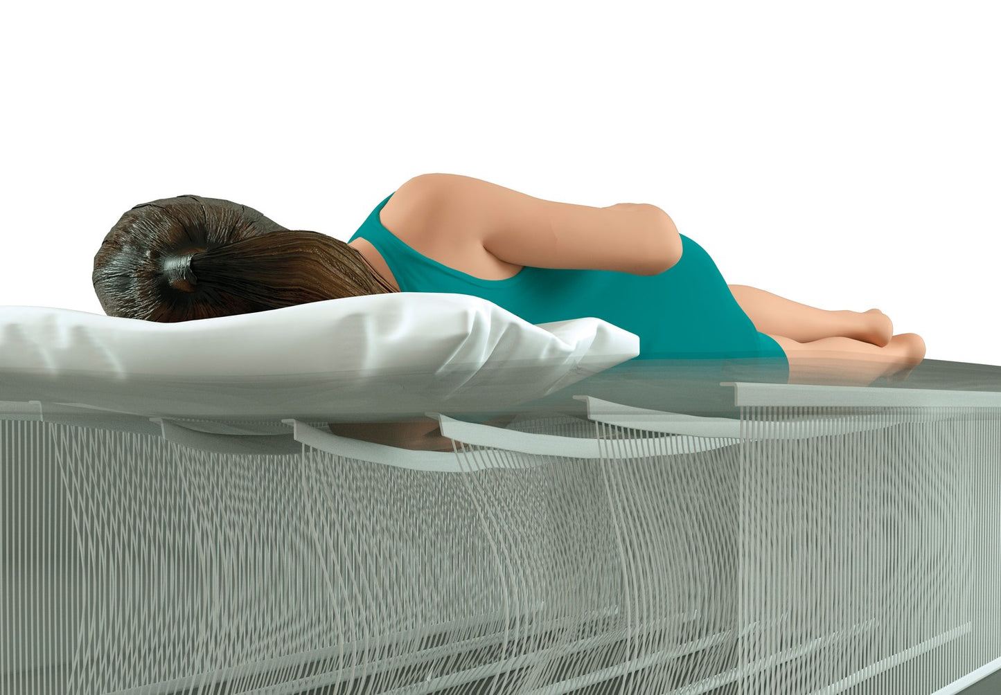 Velvet bed inflatable mattress with pump Intex 64148ND