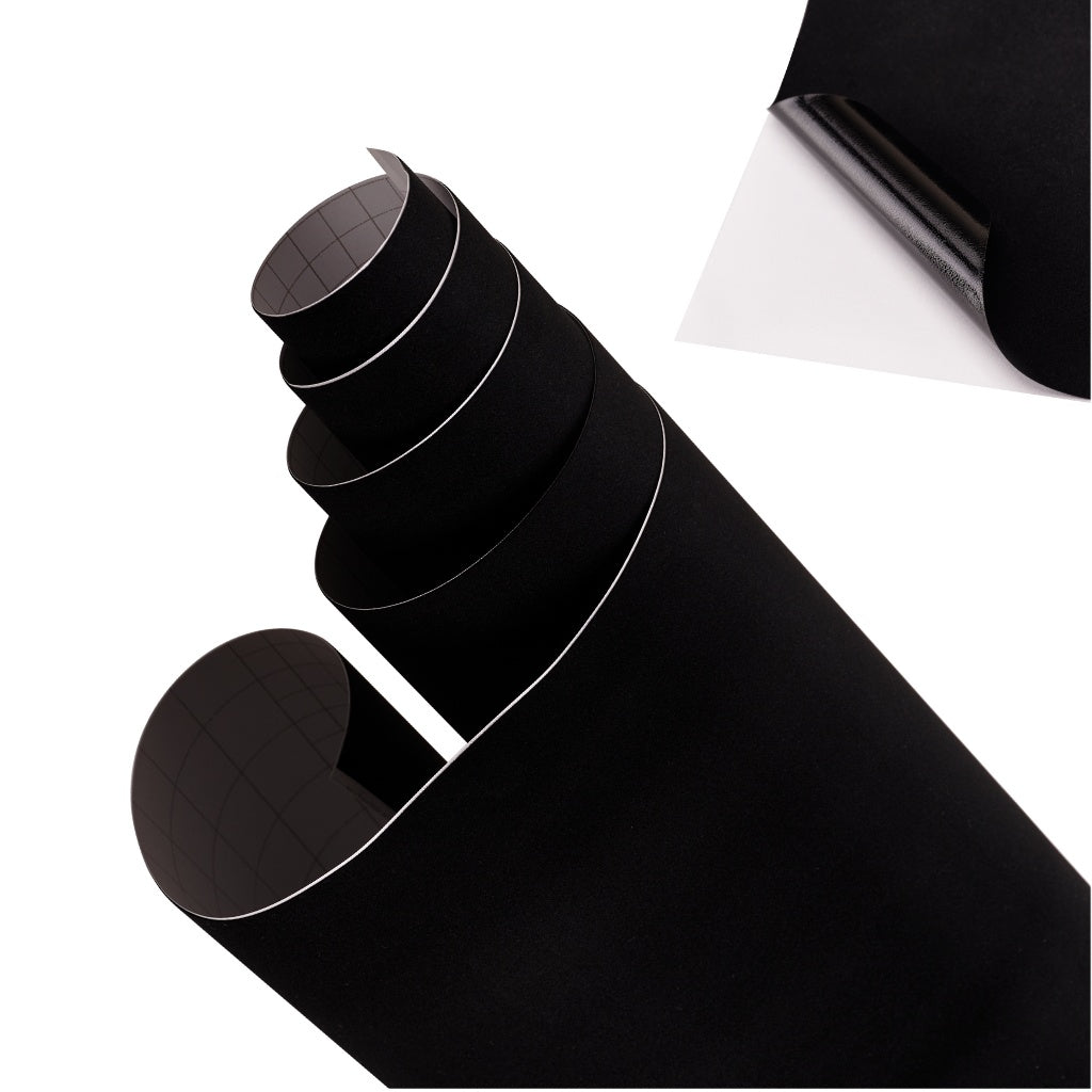 Velvet roll film black 1,35x15m