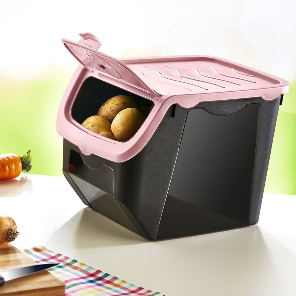 Ventilated container for fruit/vegetables, freezable and dishwasher safe