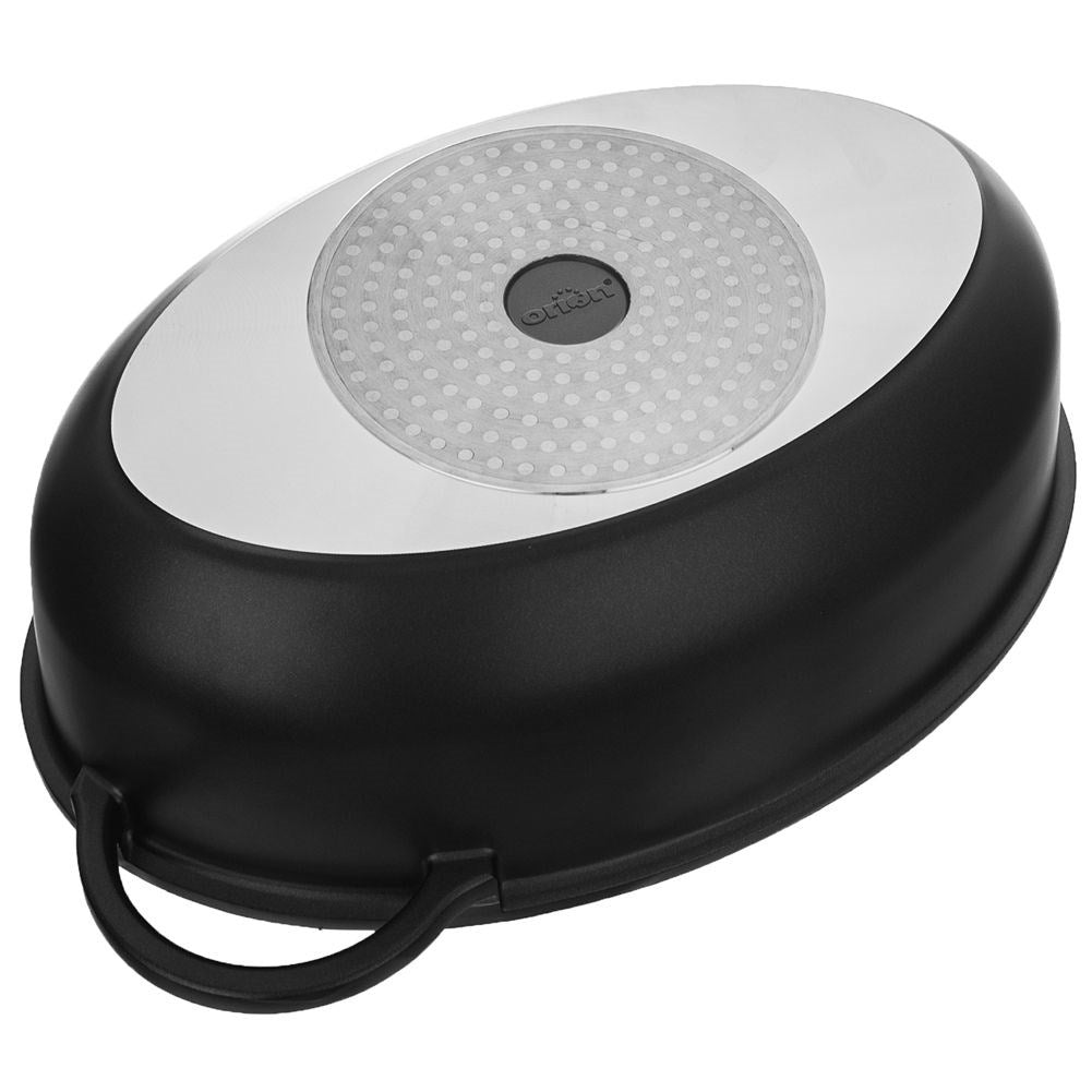 Versatile 10L pot with grill pan and glass lid