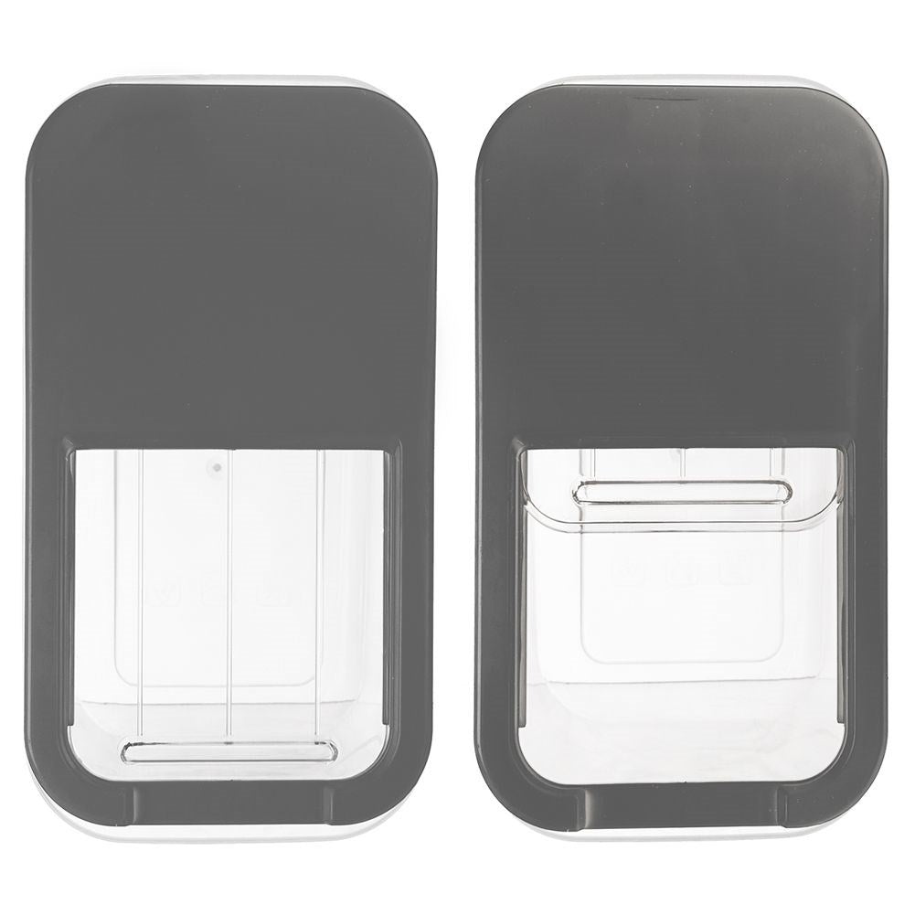 Versatile 5L storage box with sliding lid, durable material