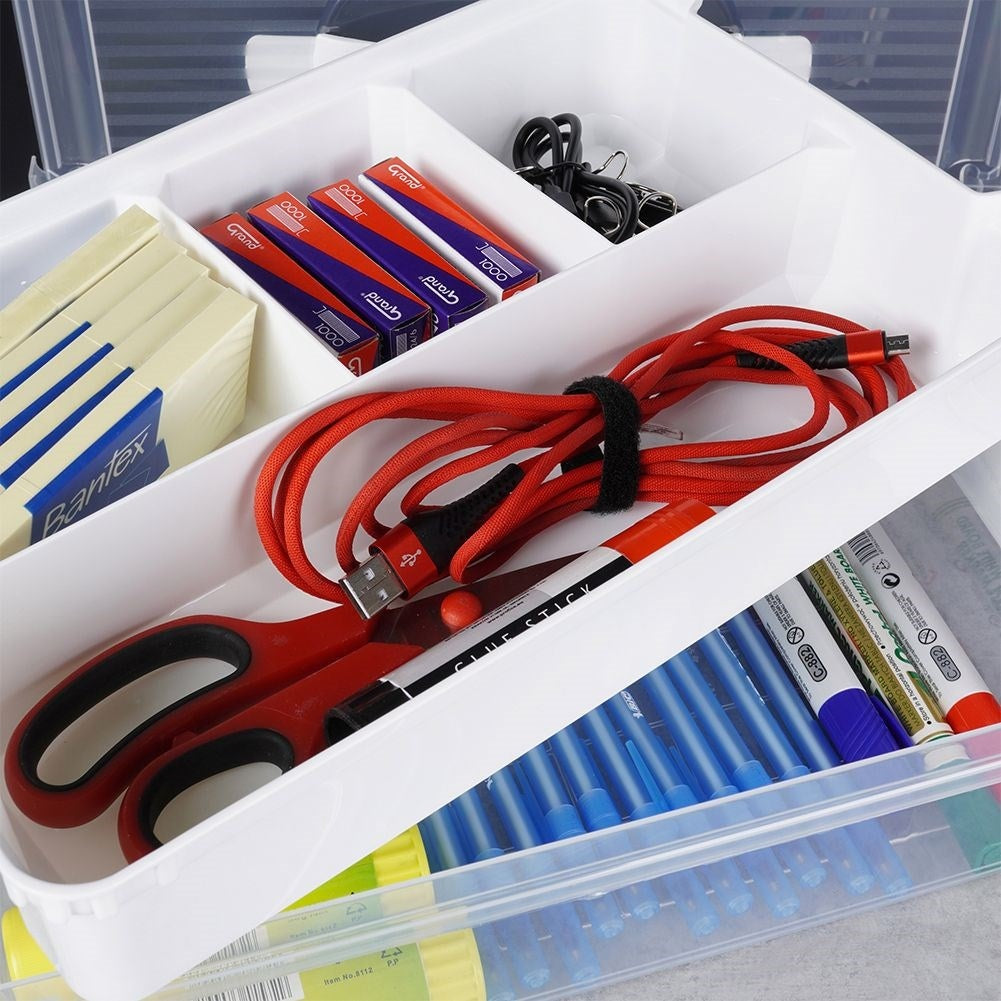 Versatile Drawer with Removable Insert and Four Compartments