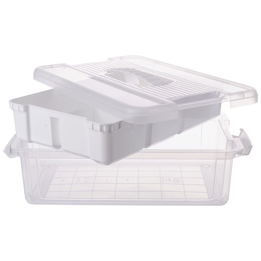 Versatile Drawer with Removable Insert and Four Compartments