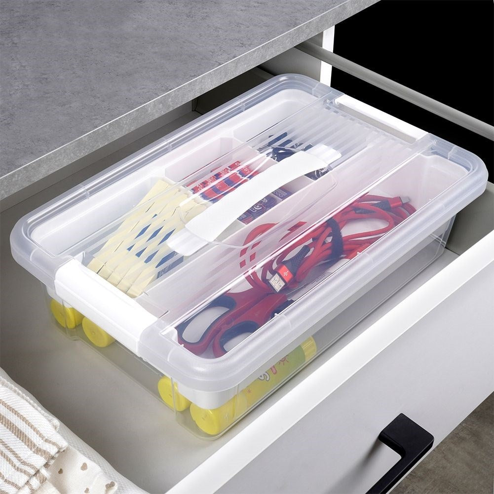 Versatile Drawer with Removable Insert and Four Compartments