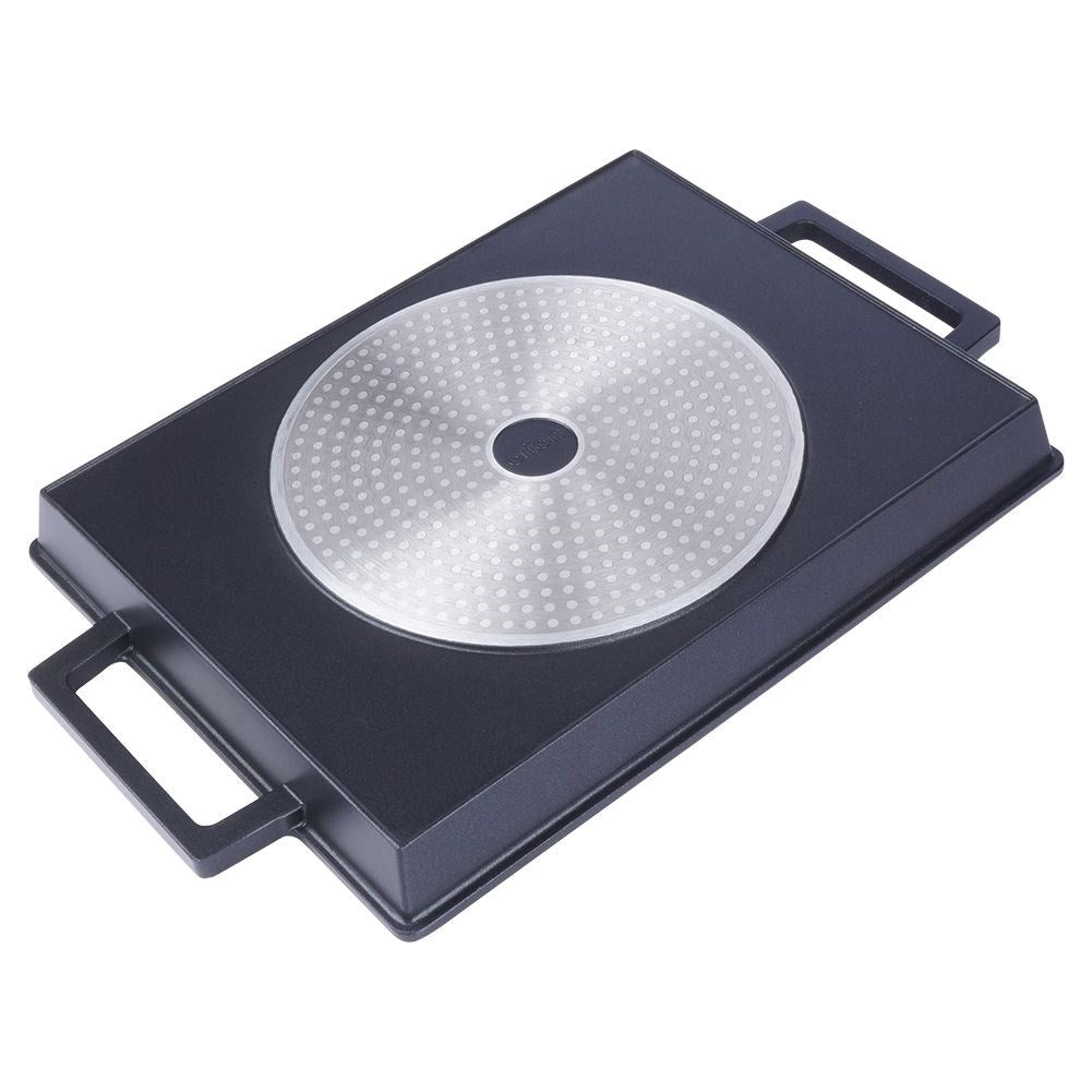 Versatile Grill Plate: Stove, Grill & Oven with Non-Stick
