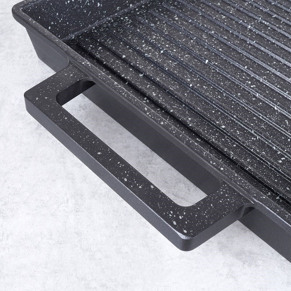 Versatile Grill Plate: Stove, Grill & Oven with Non-Stick
