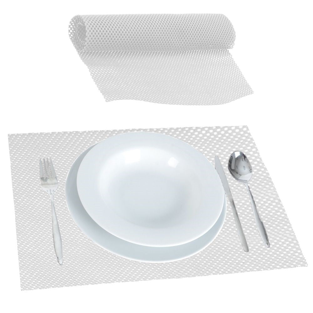 Versatile anti-slip mat in beige for carpets and drawers