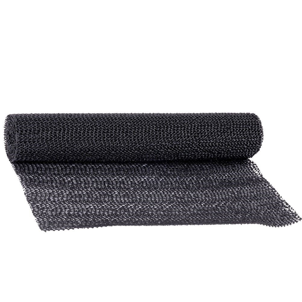 Versatile anti-slip mat in flexible black material